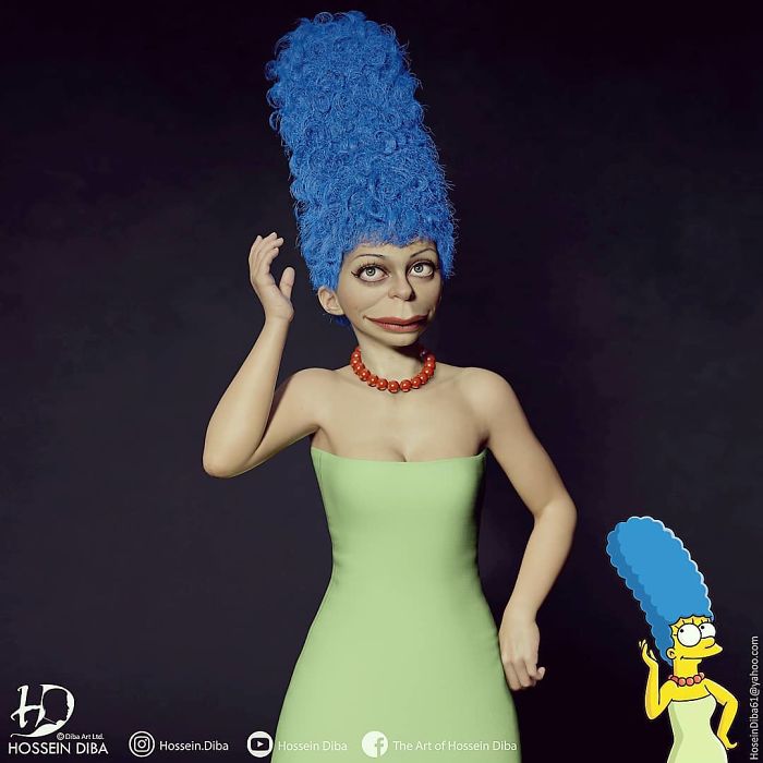 These Creepy Realistic Recreations Of “The Simpsons” Characters Will Give You Nightmares